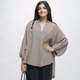 Light Brown Cotton Top