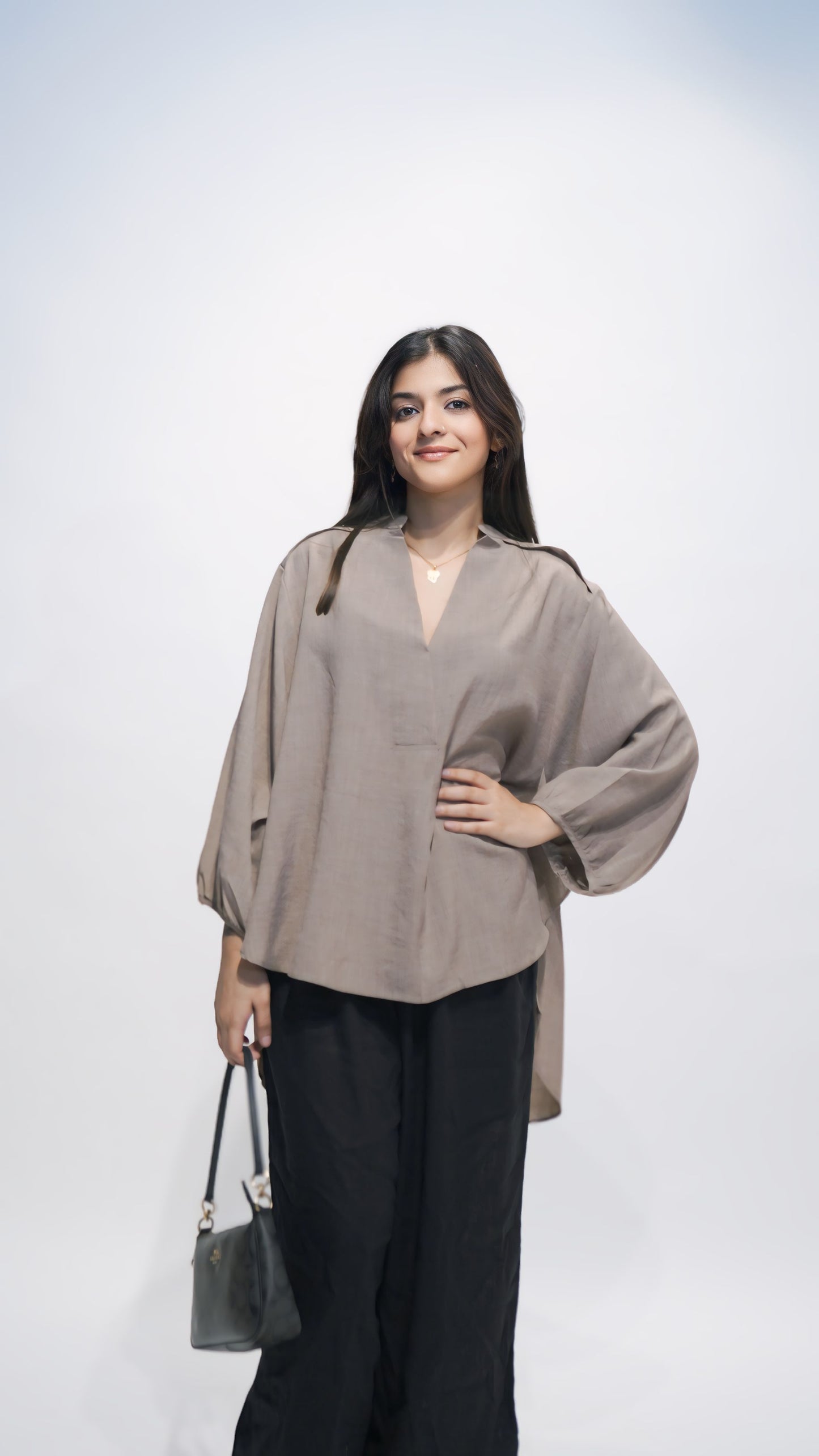 Light Brown Cotton Top