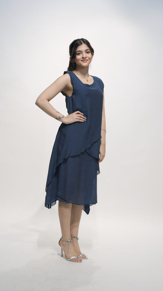 Deep Sea Aura Shrug Dress