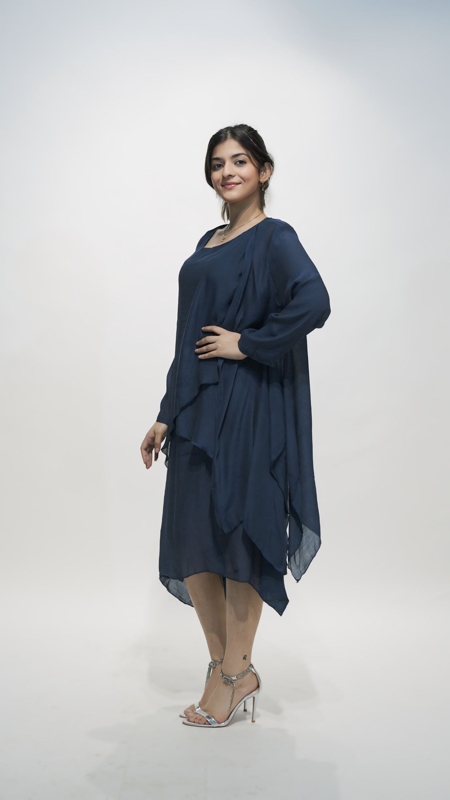 Deep Sea Aura Shrug Dress