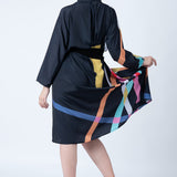 Black Fusion Kaftan Dress