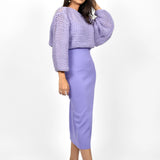 Lilac Knit Set