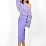 Lilac Knit Set