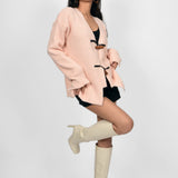 Blush Toggle Knit Jacket