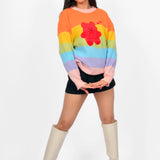 Rainbow Teddy Sweater