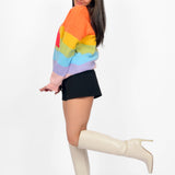 Rainbow Teddy Sweater