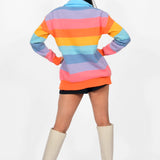 Candy Stripe Woollen Jacket