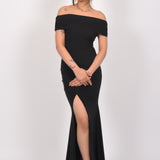 Noir Luxe Gown Dress