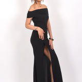 Noir Luxe Gown Dress