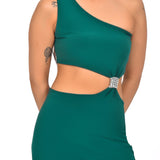 Midnight Mirage Cutout Dress